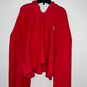 cropped Champion sweatshirt